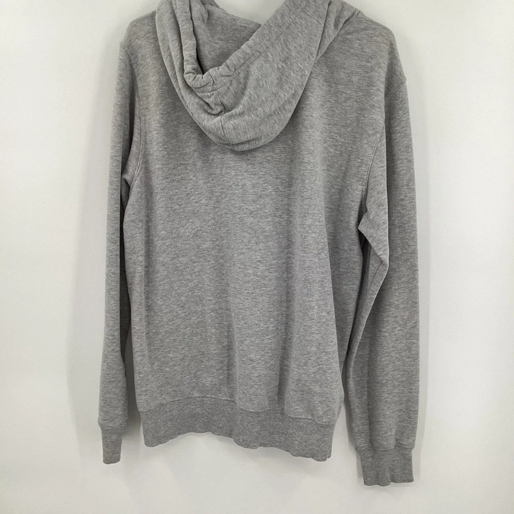 The North Face Sweatshirt Mens Medium Gray/white Fleece Long Sleeve hoodie‎